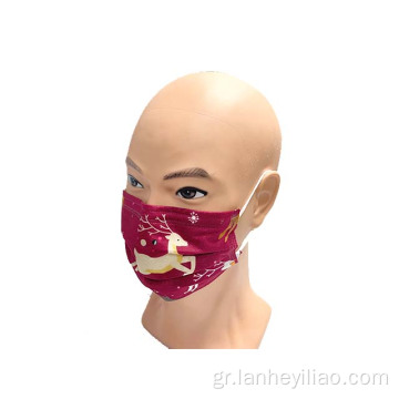 Μόδα Χριστουγεννιάτικες εκτυπώσεις μάσκα προσώπου